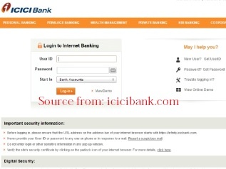 ICICI Bank Internet Banking Activation and Login Procedure